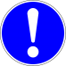 Знак M11 Общий предписывающий знак (прочие предписания)